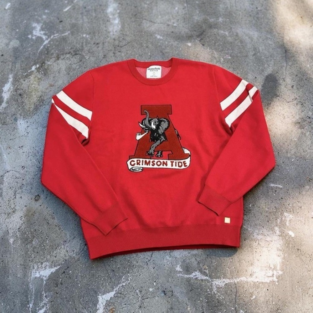 Homefield Apparel Alabama Crimson Tide Retro Big Al Knit Sweater Size XL NWOT